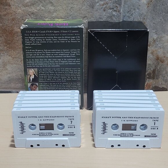 Harry Potter and the Half Blood Prince JK Rowling Unabridged on 12 Cassettes 200 - Picture 7 of 10
